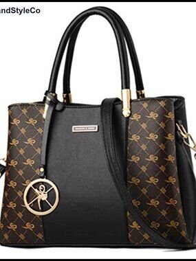 PU Leather Satchel Handbag Tote Crossbody Messenger Shoulder Purse
